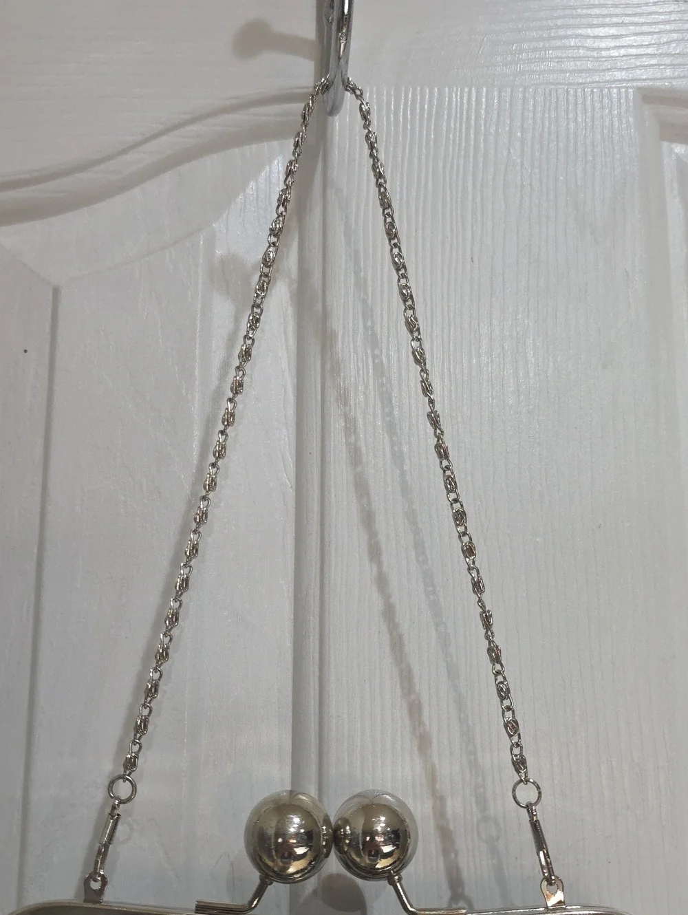 Sequin Evening Clutch Bag in Black and Silver